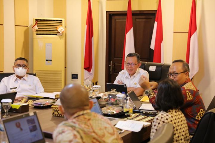 Sekdaprov Fahrizal Pimpin Rakor Program Pemberantasan Korupsi Terintegrasi Tahun 2022, Indek MCP Lampung Tahun 2021 di Atas Rerata Nasional